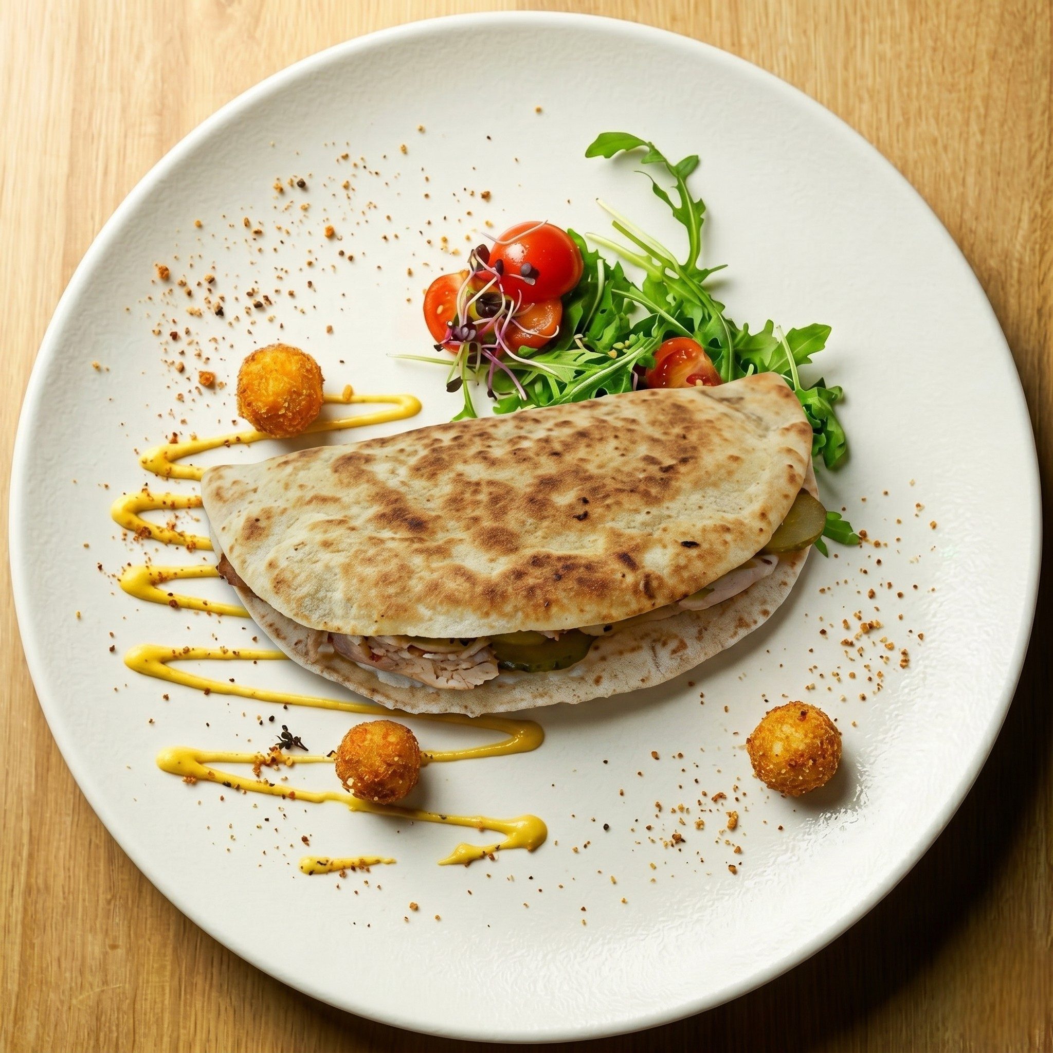 Shredded Chicken Quesadilla.