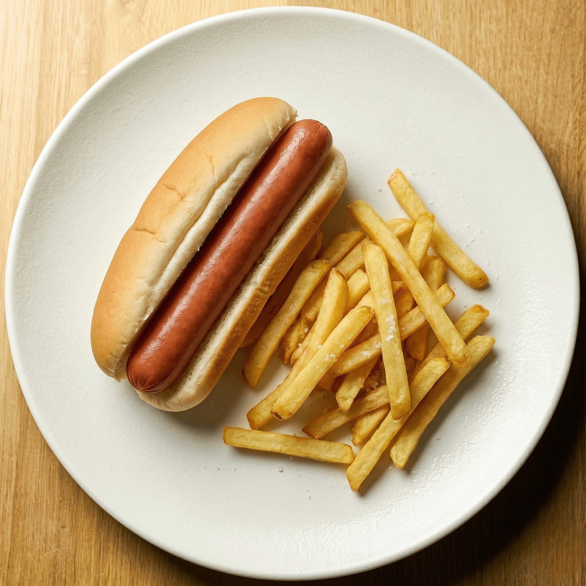 Kid's Hot Dog and Fries.