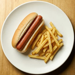 Kid's Hot Dog and Fries