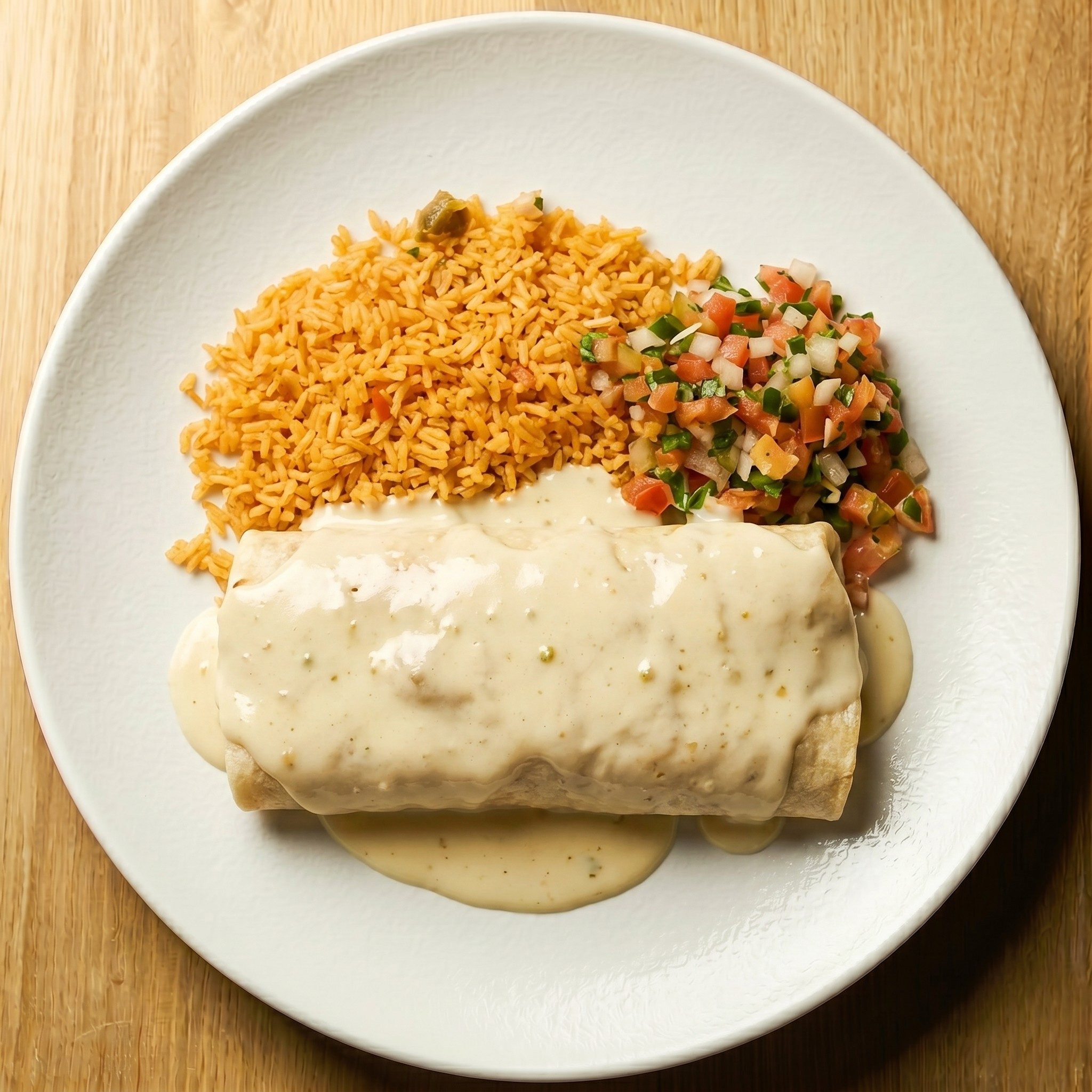 Burrito de Chile Colorado.