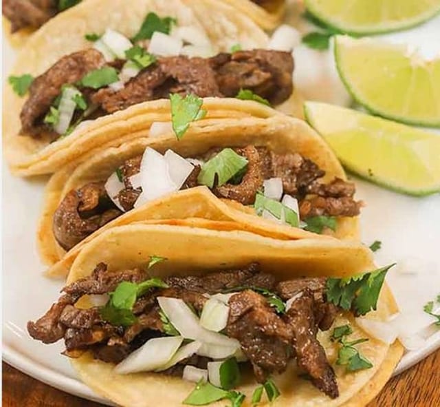 Tacos De Carne Asada.