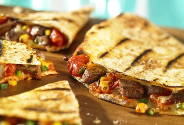 Grilled Steak Quesadilla.