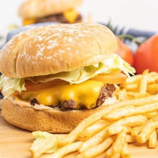 Kid's Cheeseburger and Fries