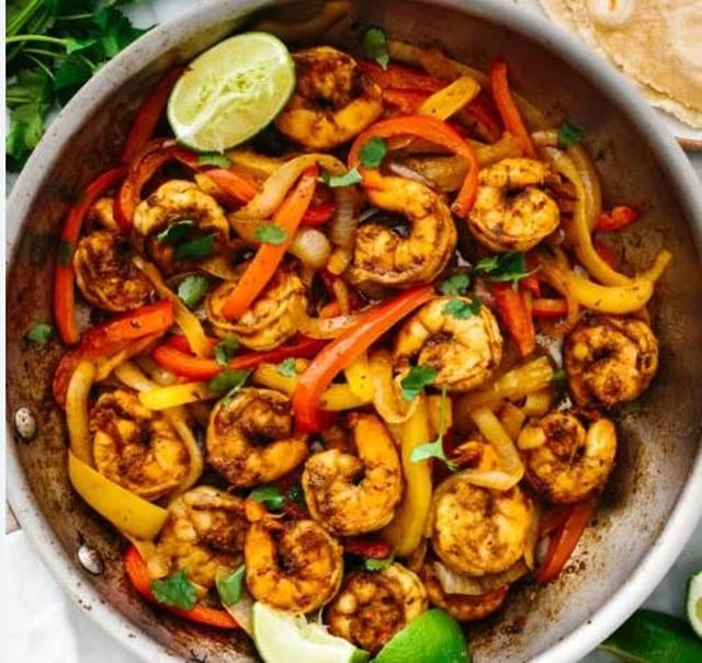 Fajitas Camarón.