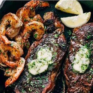 Steak and Shrimp